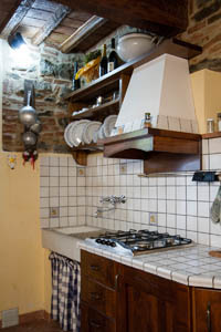 Photos and pictures of self-catered apartments in Tuscany for tourist rental in Cortona